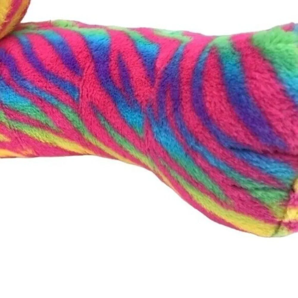 Build A Bear Rainbow Backrest Plush Pillow